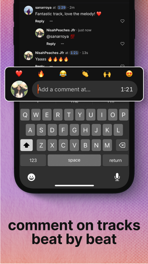 SoundCloud Auto Collection feature on mobile